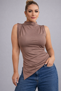 Blusa asimetrica picos