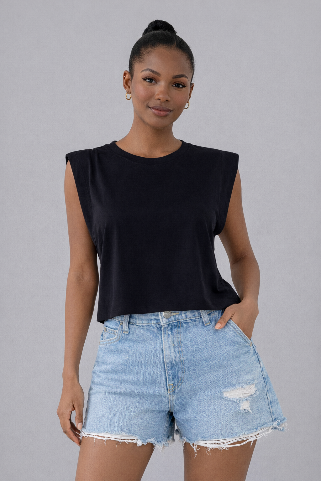 blusa muscle tee