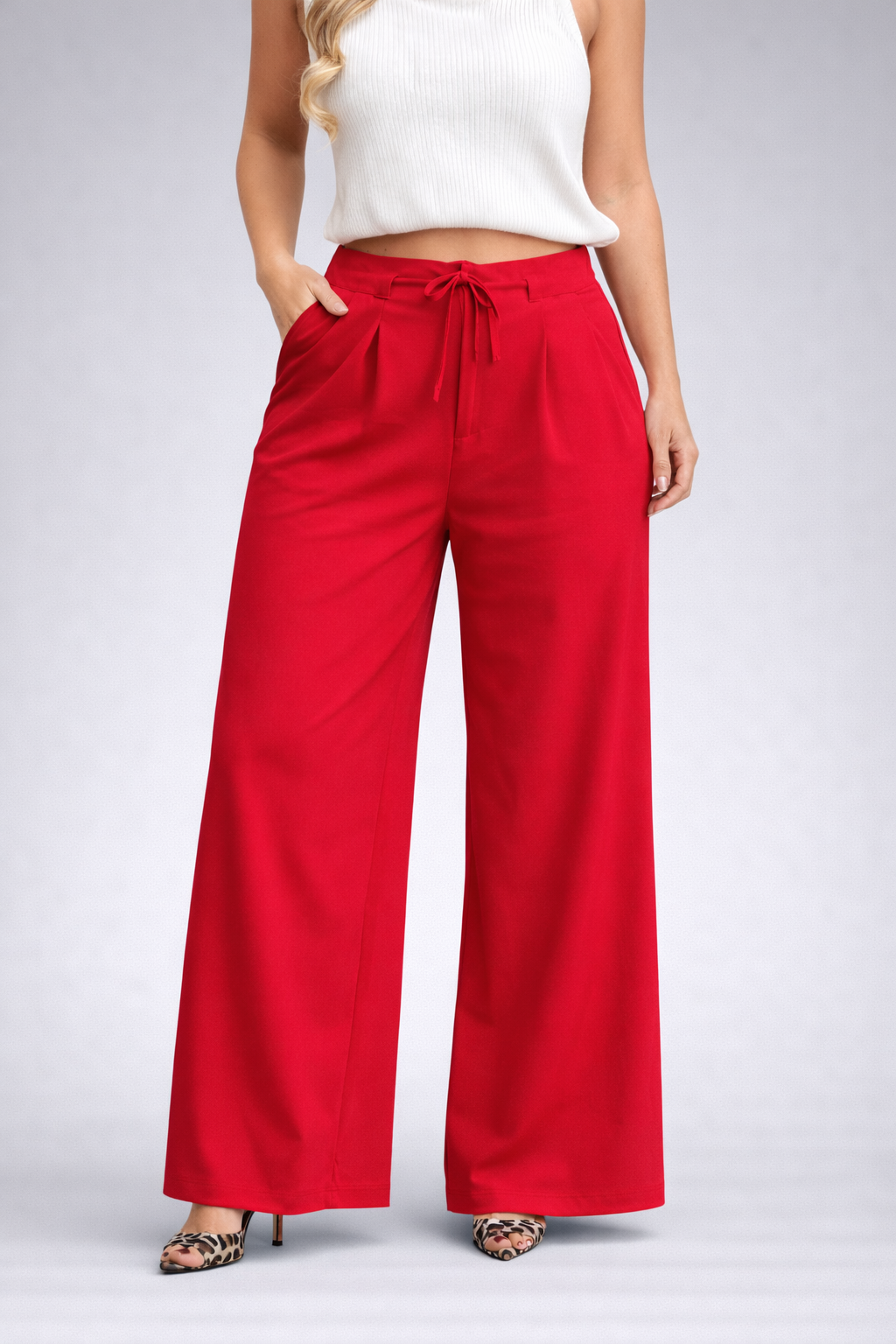 PANTALON PRENCES CON AMARRE BOTA ANCHA